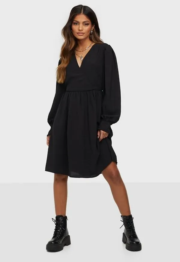 Selected Femme Slfwina Ls Short Dress M Långärmade klänningar