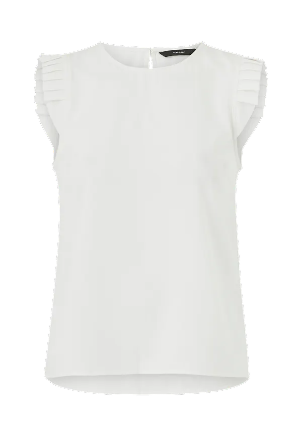 Vero Moda - Blus vmOlivia SL Top Ga Color - Vit