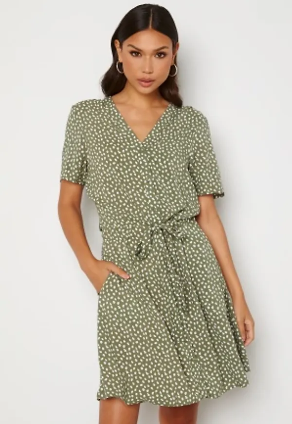 Object Collectors Item Celeste SS Short Dress Deep Lichen Green AO 34