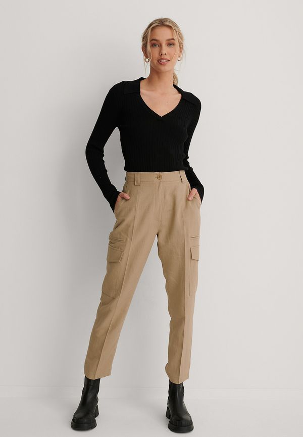 NA-KD Cargo-Byxor - Beige