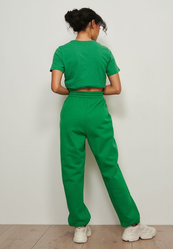 NA-KD Basic Sweatpants - Green