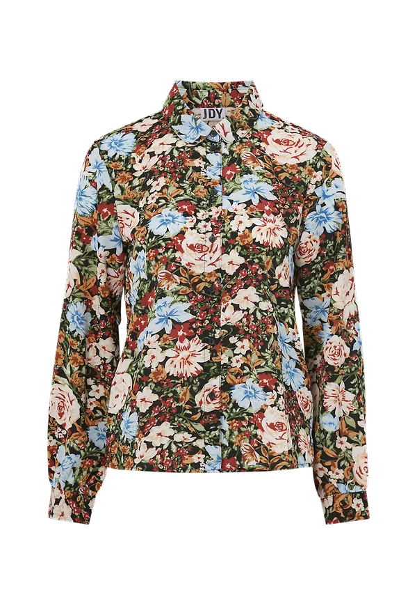 JDY - Blus jdyBrooke L/S Shirt Wvn - Svart