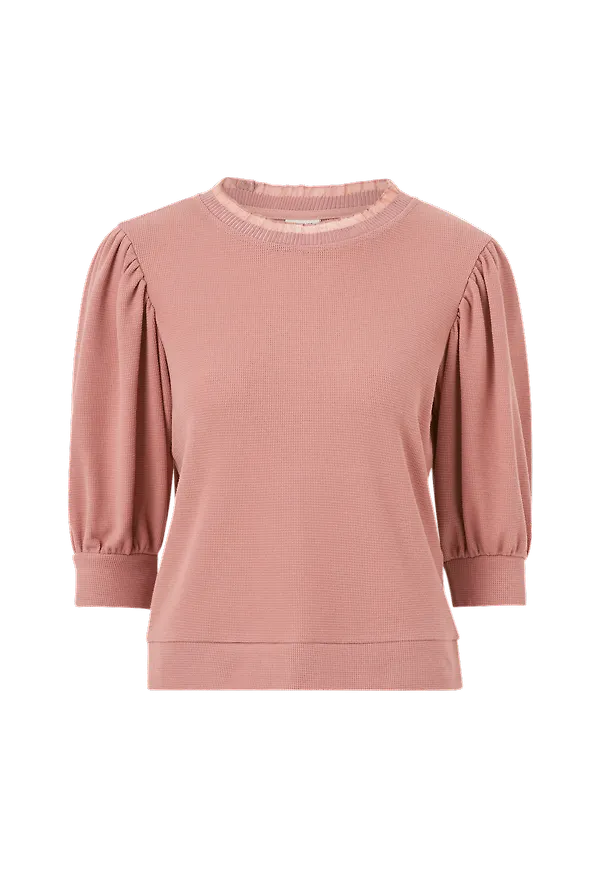JDY - Topp jdyFlagstaff 3/4 Sweat - Rosa