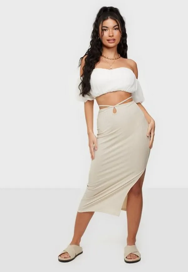 NLY Trend Wrap Me Up Skirt Midikjolar