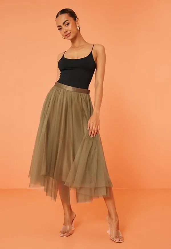 Ida Sjöstedt Flawless Skirt Midikjolar Taupe