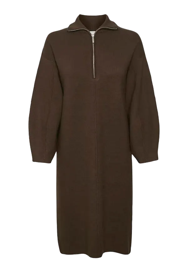 Gestuz - Klänning TalliGZ Zipper Dress - Brun