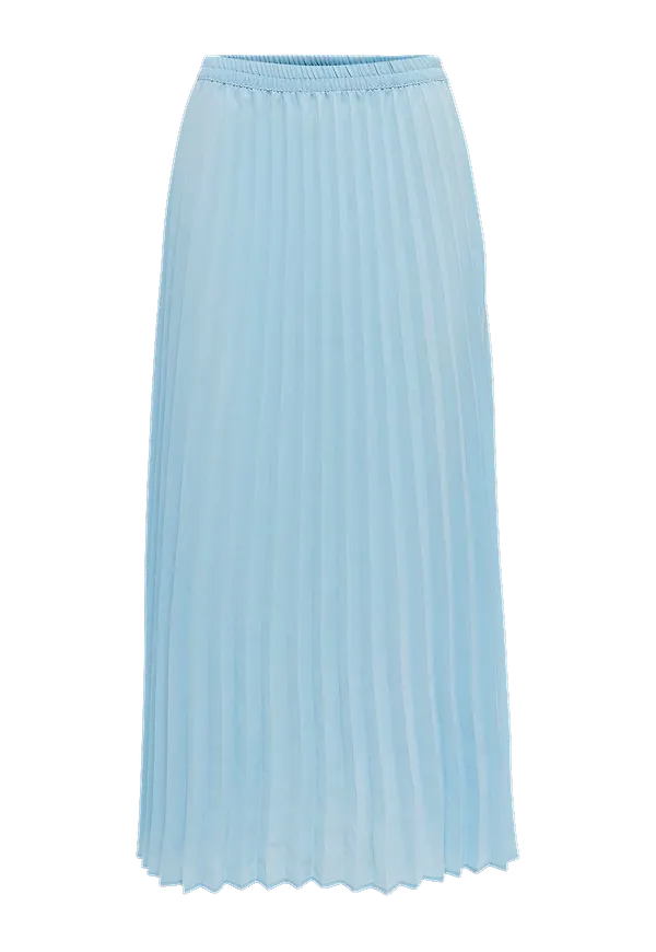 Only - Kjol onlAlma Poly Plisse Skirt - Blå