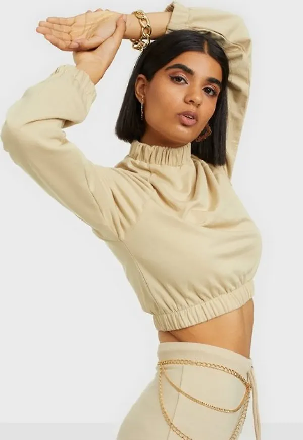 NLY Trend Elastic Detail Sweat Sweatshirts