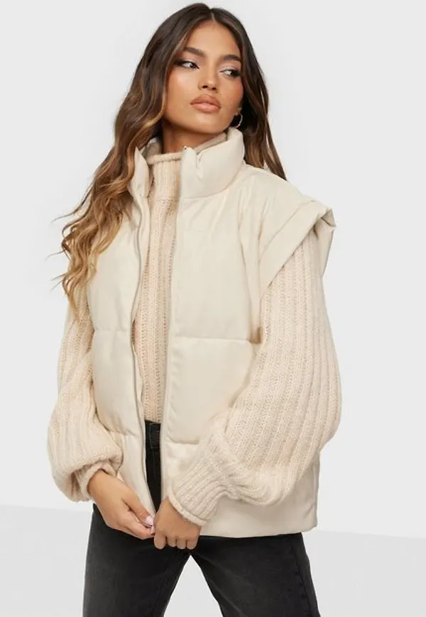 Missguided Lipped Pu Gilet Västar