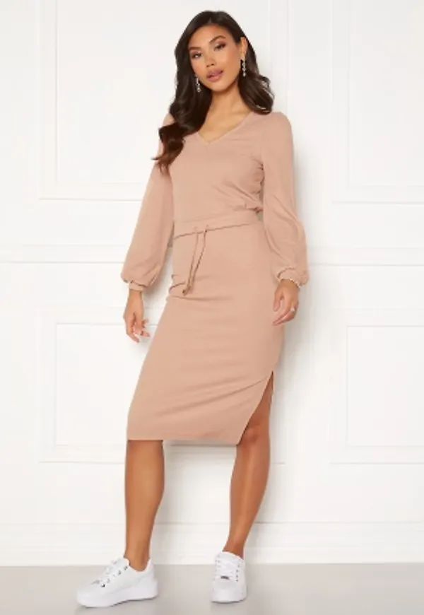 Happy Holly Emilia midi skirt Light beige 36/38