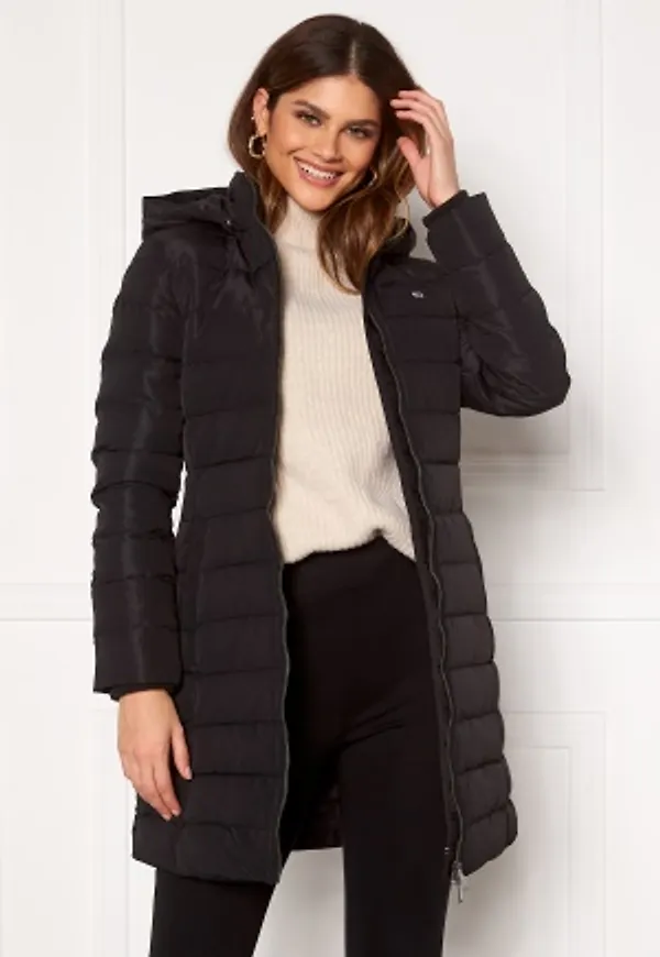 TOMMY JEANS Quilted Down Coat BDS Black XS