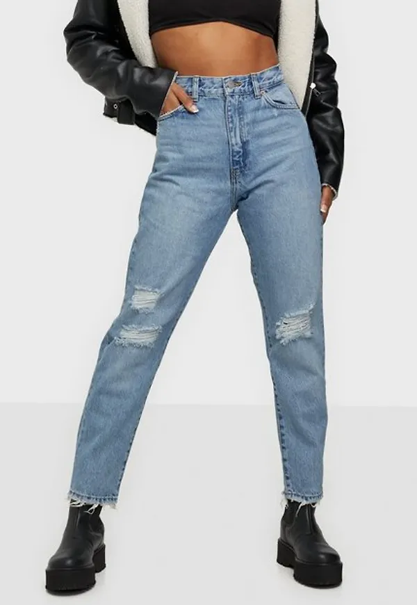 Dr Denim Nora Mom Jeans Blue