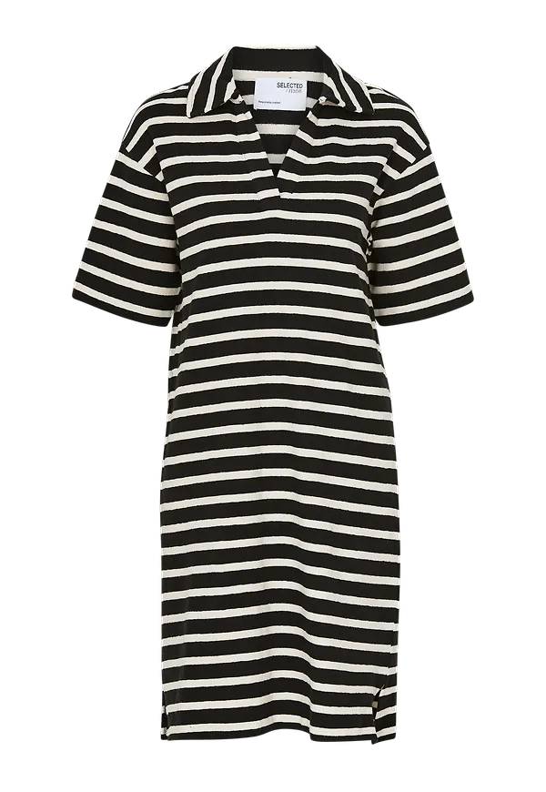 Selected FEMME - Klänning slfTala 2/4 Short Dress W - Svart