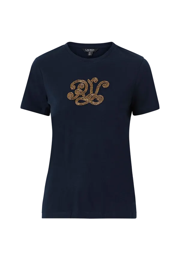 Lauren Ralph Lauren - Topp Knitkatlin Short Sleeve Knit - Blå