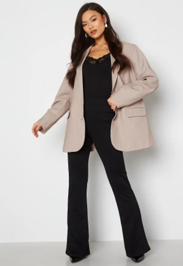 Pieces Otine HW Flared Pants Black S