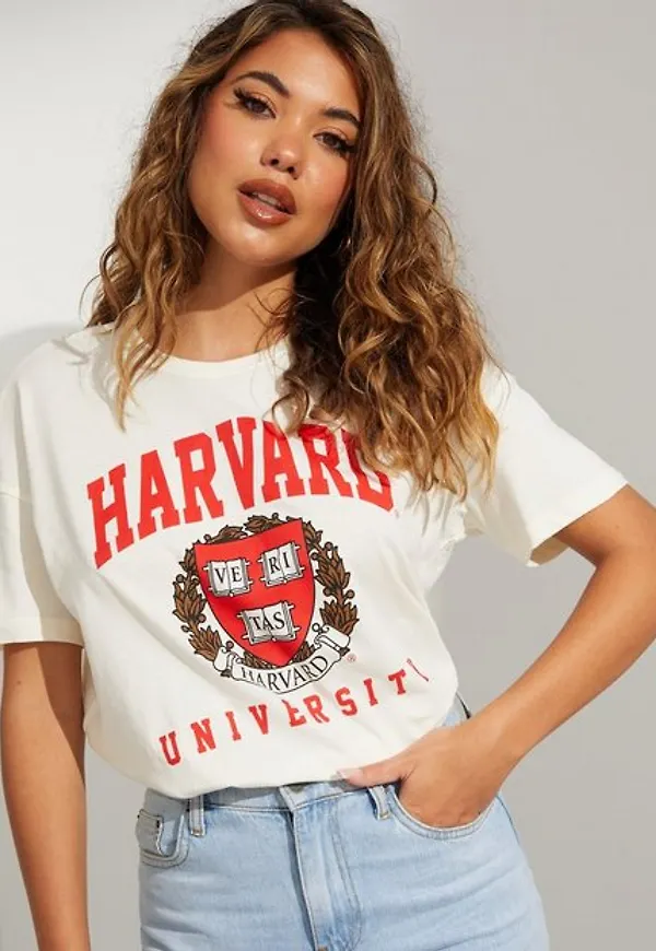 Only Onlzanni S/S Oversize Harvard Box C T-shirts Tofu Harvard 2