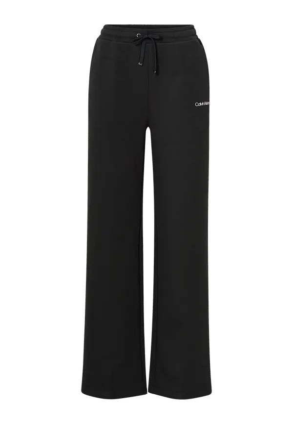 Calvin Klein - Byxor Mini Calvin Klein Wideleg Jogger - Svart