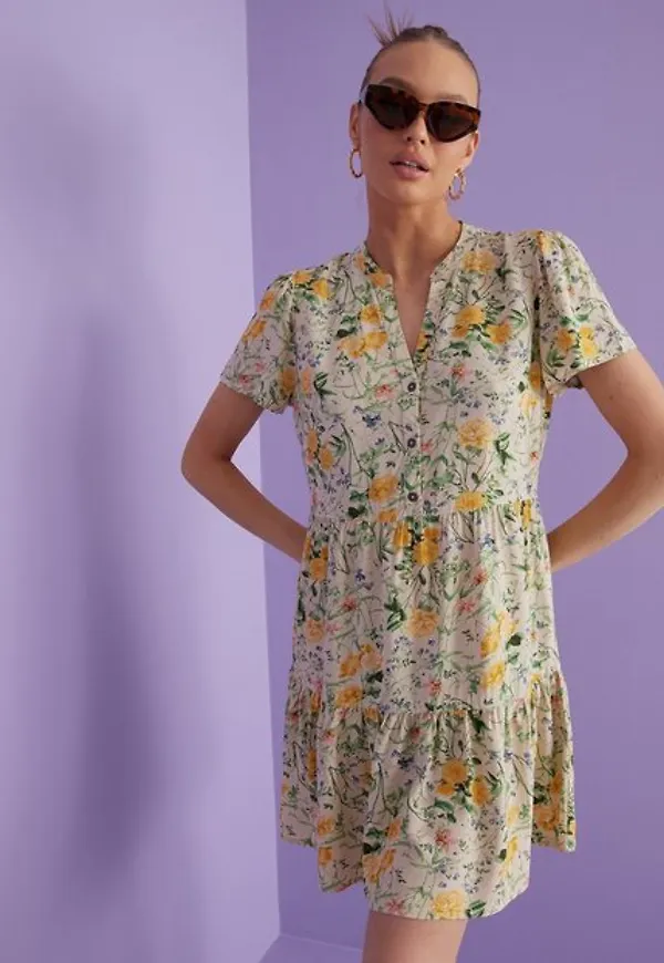 Object Collectors Item Objlorena Deirdre S/S Dress Noos Loose fit dresses