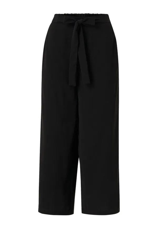 pieces - Byxor pcKellie HW Culotte - Svart