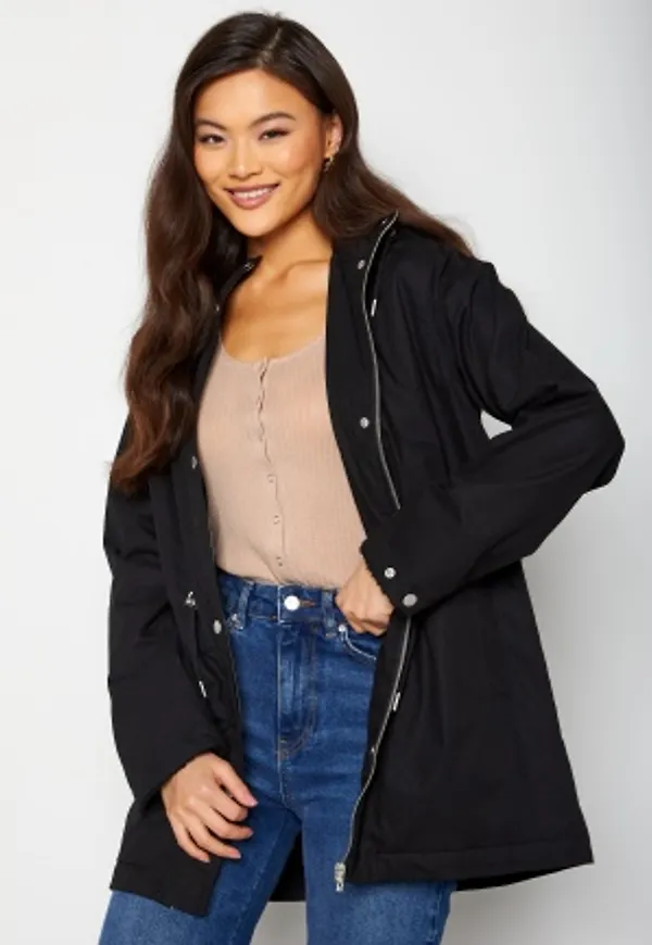 BUBBLEROOM Frannie Teddy-Lined Jacket Black 42