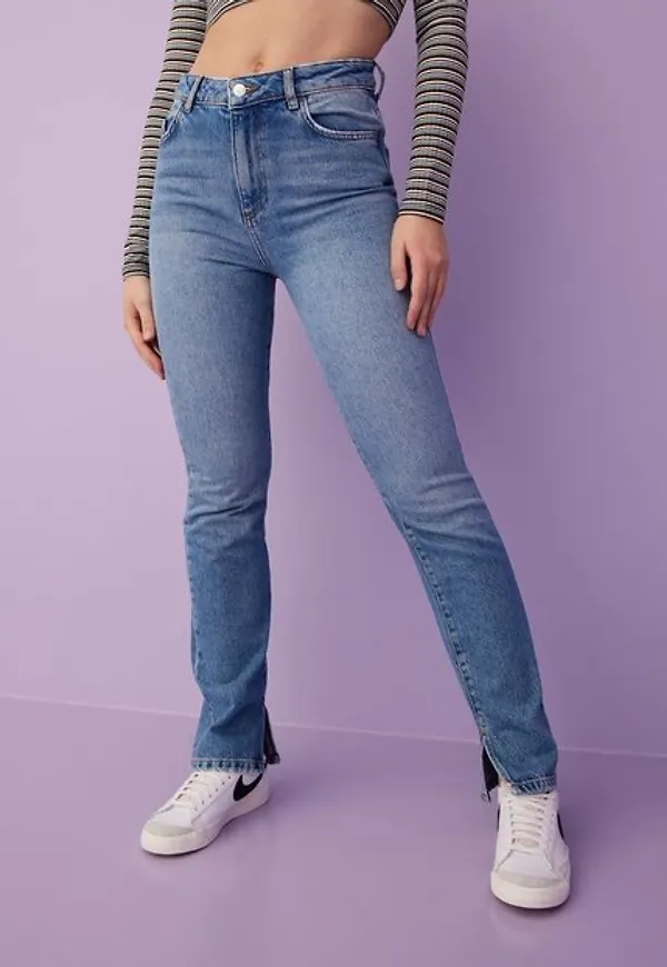 Vero Moda Vmellie Hr Straight Slit Jean BA322 High waisted jeans
