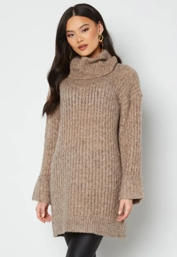 ONLY Gertrud Life L/S Long Pullover Lion M