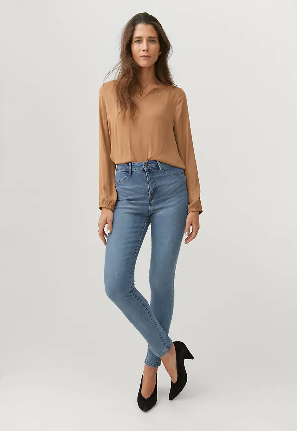 Saint Tropez - Blus BrianaSZ LS Blouse - Brun