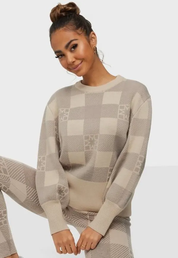 By Malina Bianca sweater Stickade tröjor Sand