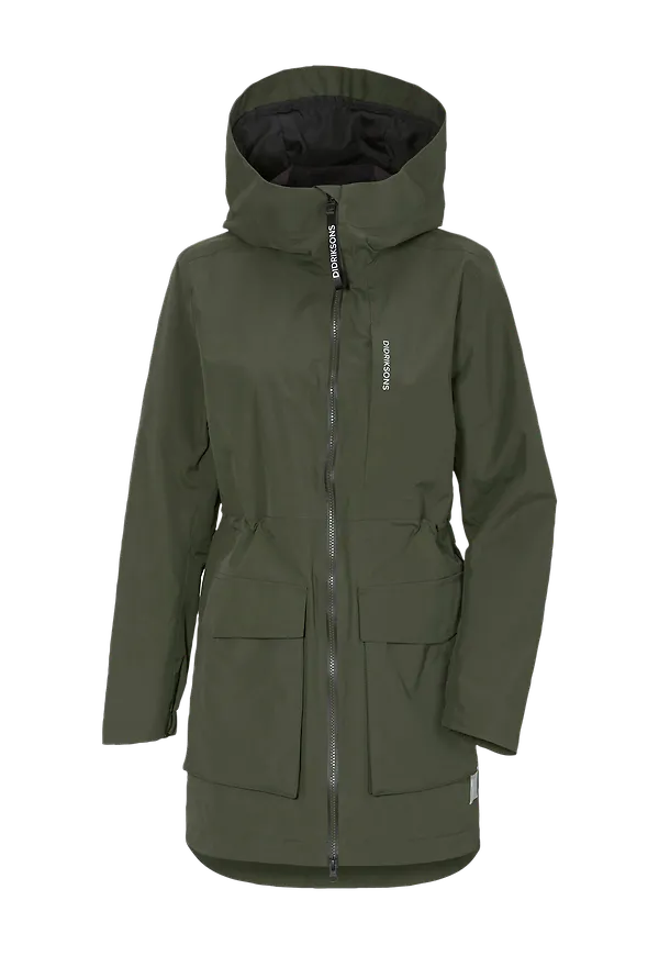 Didriksons - Parkas Lana Wns Parka - Grön
