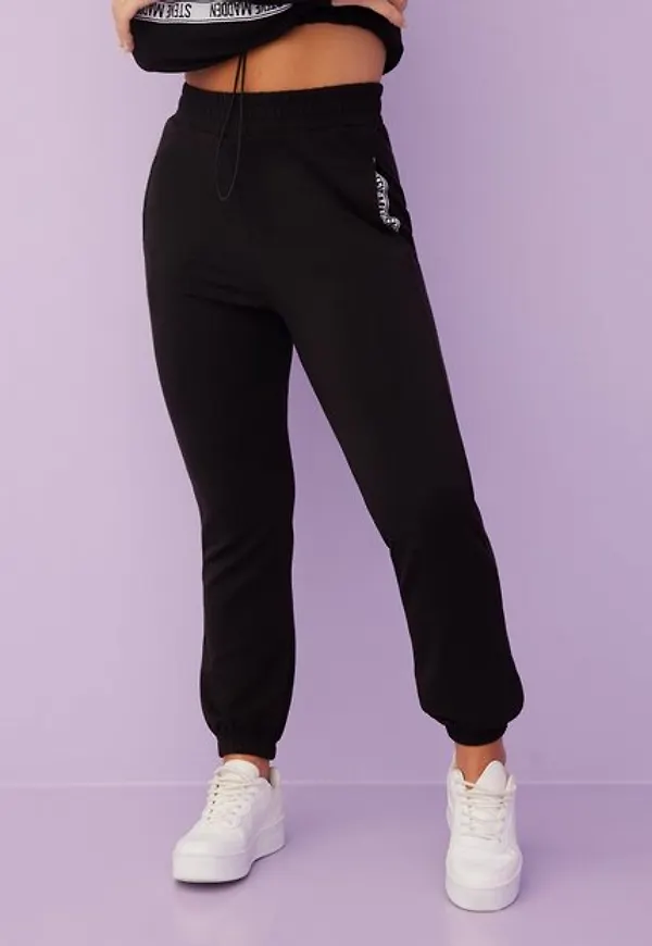 Steve Madden Fleece Jogger Mjukisbyxor Black