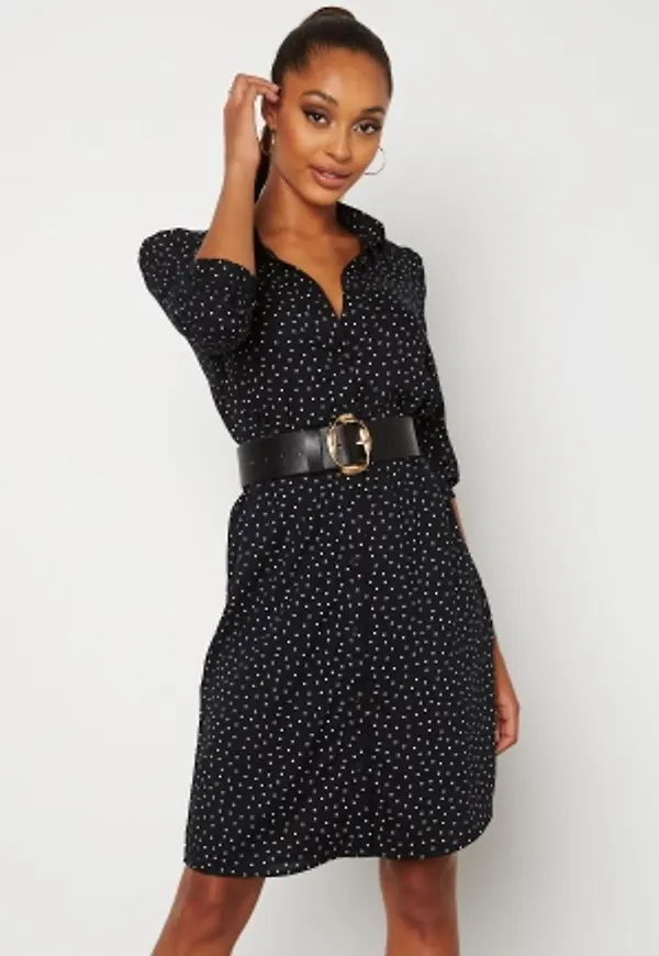 Happy Holly Felicity dress Black / Offwhite 32/34