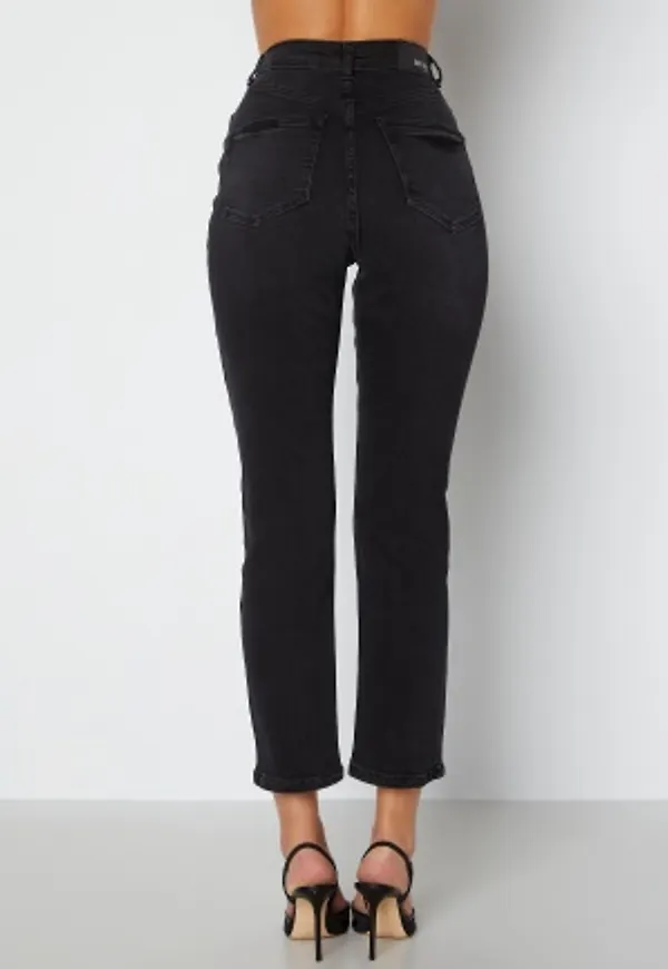 BUBBLEROOM Lana high waist jeans Black denim 40