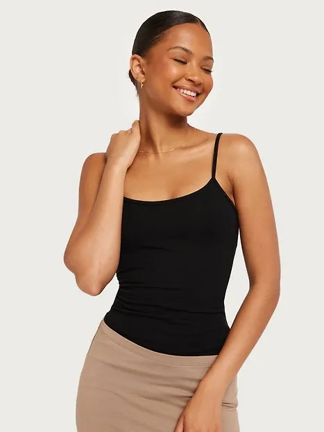 Jacqueline de Yong Jdyava Life Singlet Jrs Noos Linnen Svart