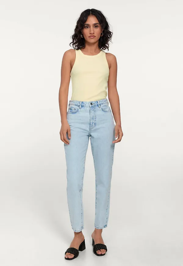 Gina Tricot - Jeans Dagny Mom - Blå
