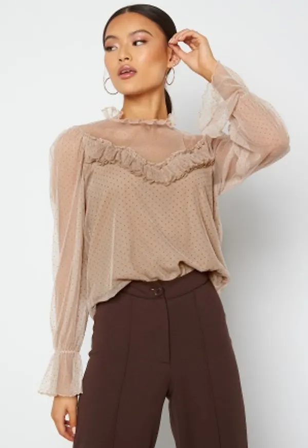 Happy Holly Jessica top  Beige 40/42