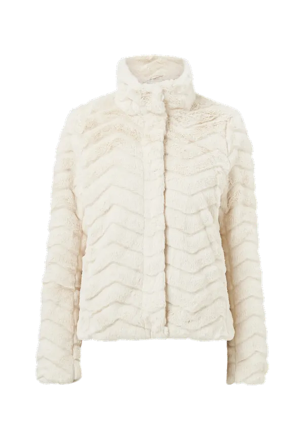 Vila - Fuskpäls viAliba Jacket - Natur