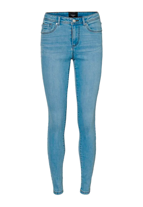 Vero Moda - Jeans vmTanya MR S Piping Jeans - Blå
