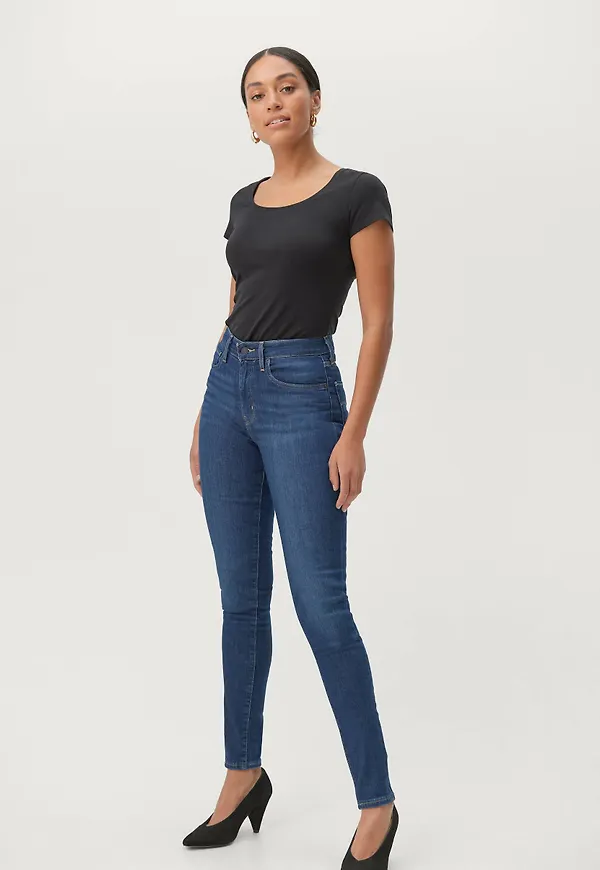 Levi's - Jeans 721 High Rise Skinny - Blå