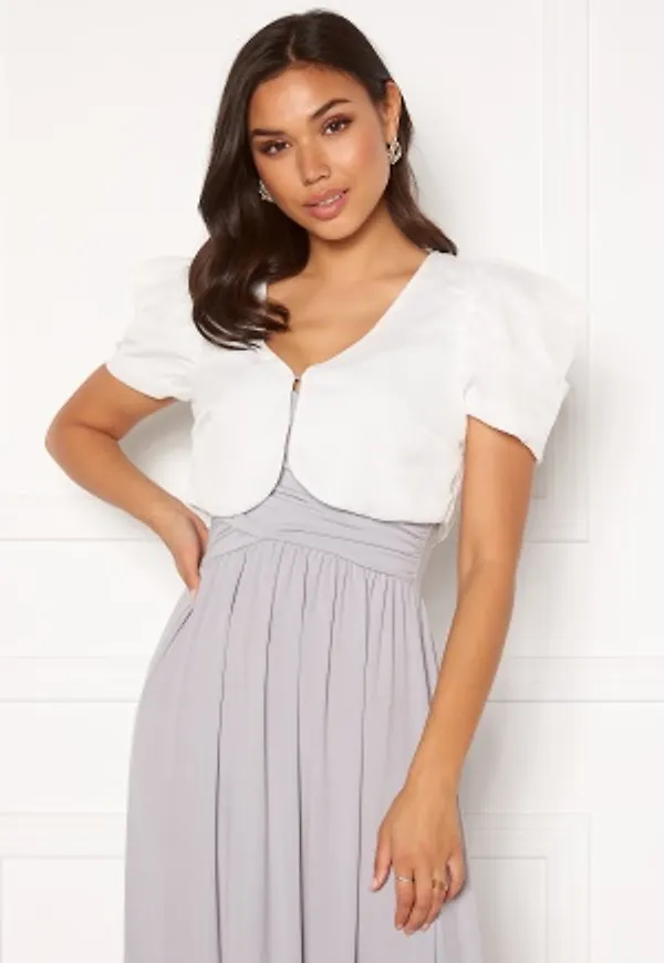 Chiara Forthi Candy puff sleeve bolero White XS