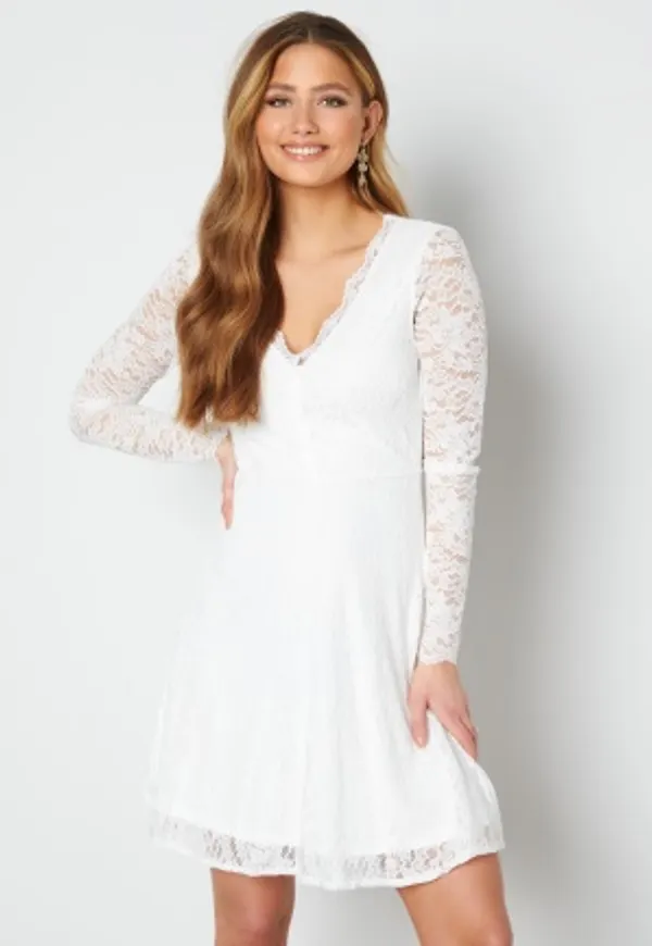 Bubbleroom Occasion Stephanie dress White 44