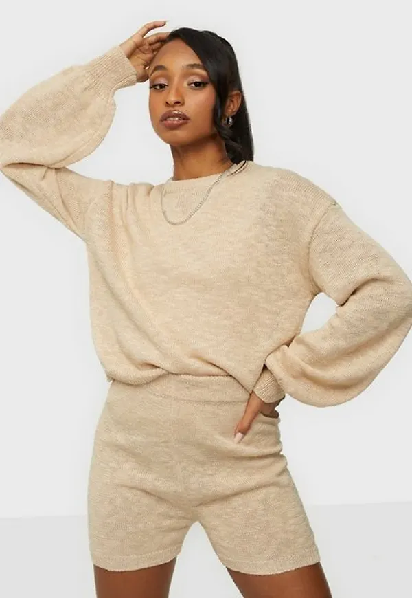 Missguided Textured Knitted Shorts Shorts