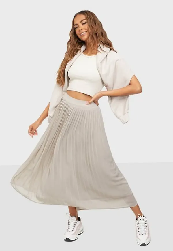 Vila Vimilina Hw Midi Skirt/Su - Noos Midikjolar
