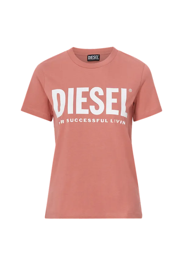 Diesel - Topp T-Sily-Ecologo T-shirt - Röd