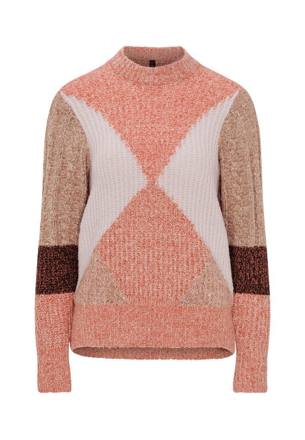 Y.A.S - Tröja Mio LS Knit - Rosa