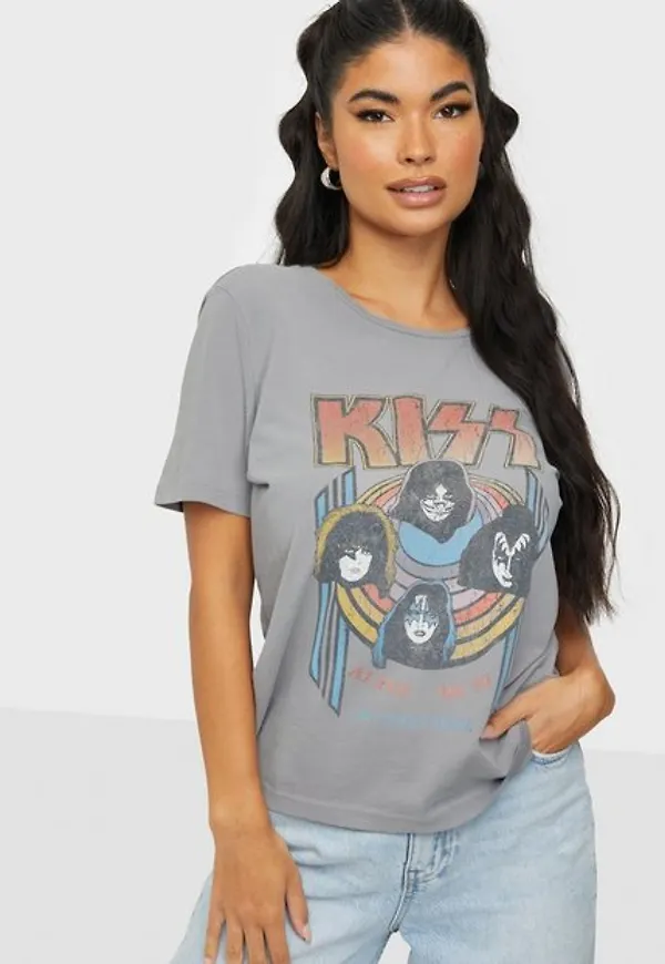 Only Onlkiss Ss Dnm Tee Box T-shirts