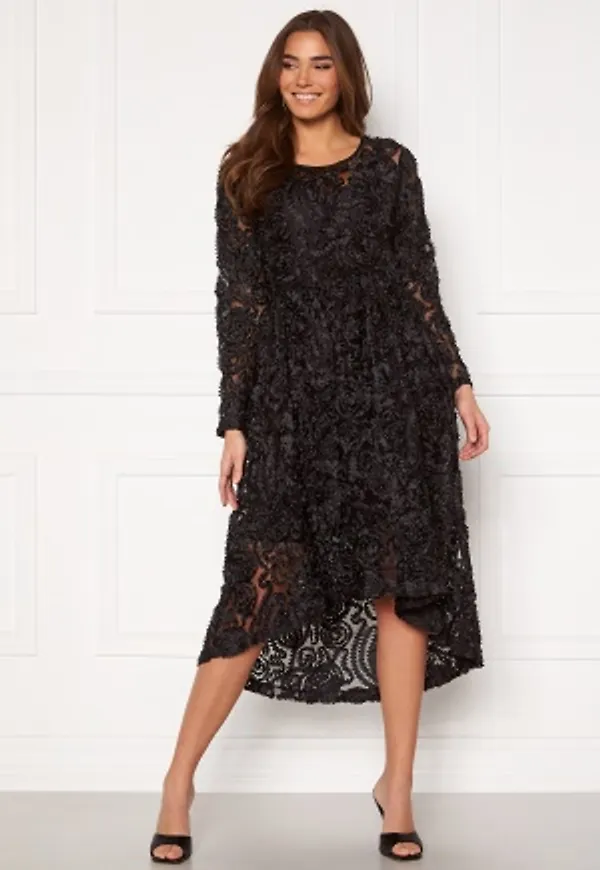 SELECTED FEMME Cynthia LS Midi Dress Black 34