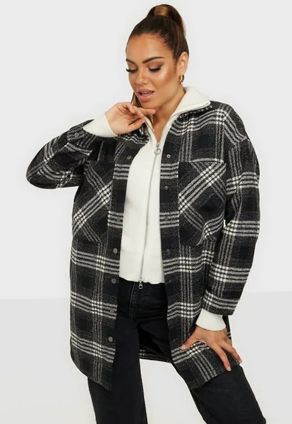 Co'couture Edna Check Shirt skjortjackor