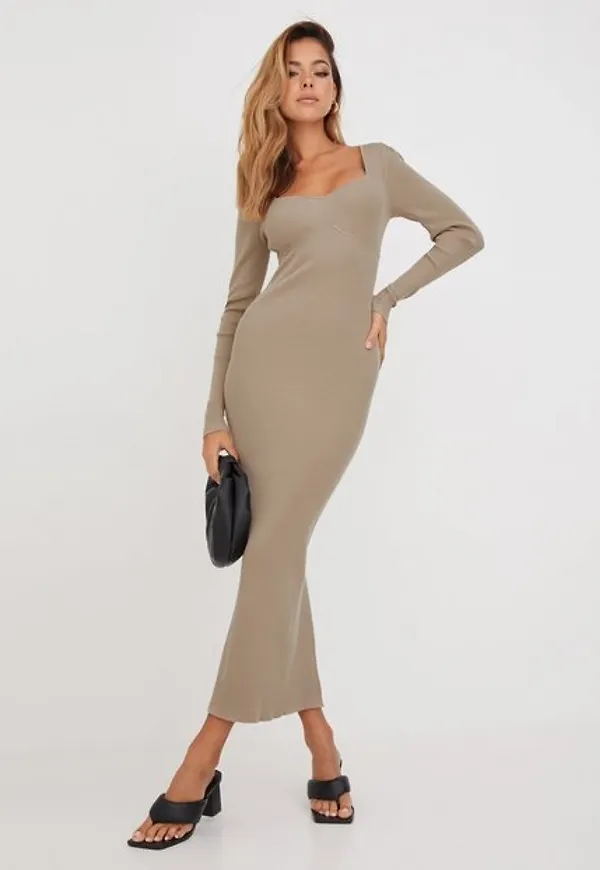 Adoore Roma Dress Stickade klänningar Beige