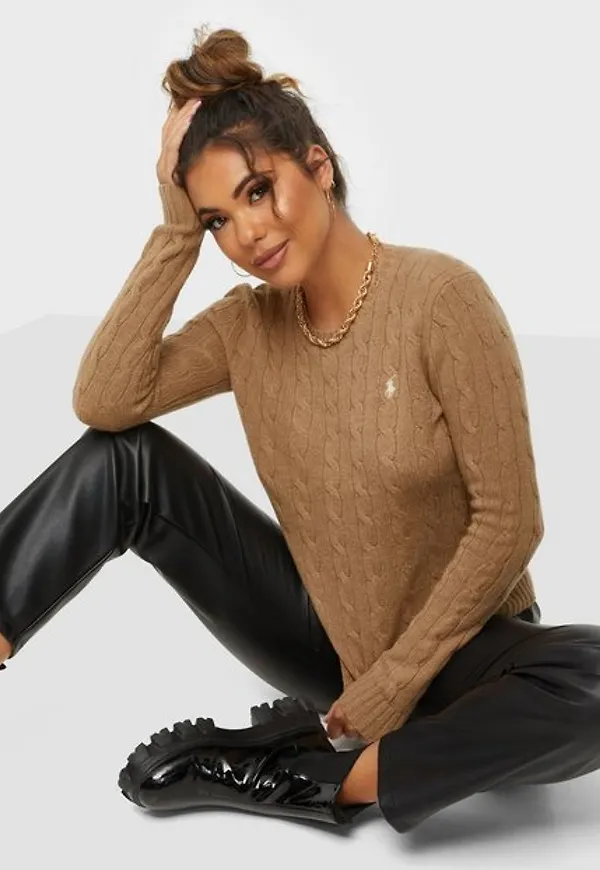 Polo Ralph Lauren Julianna-Classic-Long Sleeve-Sweater Stickade tröjor