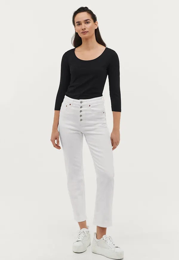 Ellos - Jeans Lotta Vintage Buttons - Vit